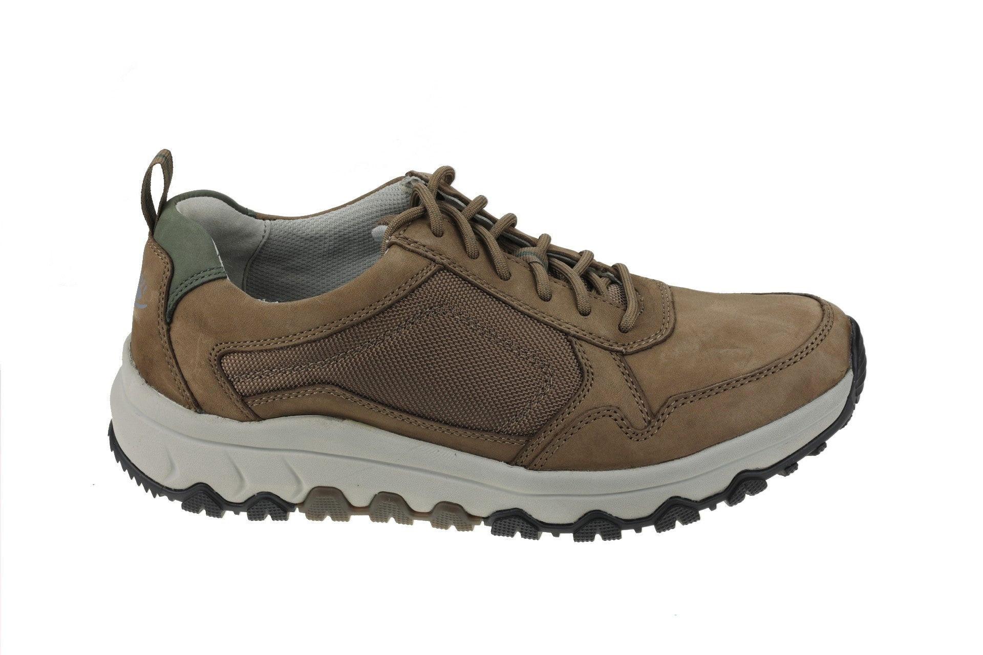Image of Nubuk Wandersneaker Herren Braun 46