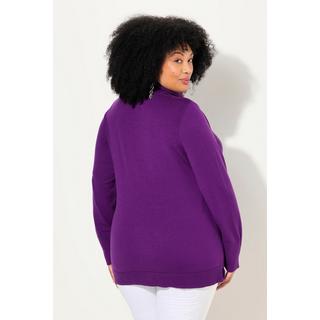 Ulla Popken  Rollkragenpullover, breite Rippbündchen, Langarm 