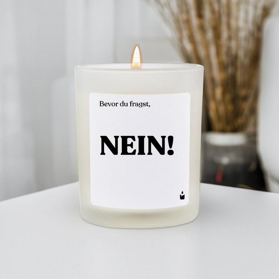 CandleHand Duftkerze Woody Bevor du fragst, Nein!  