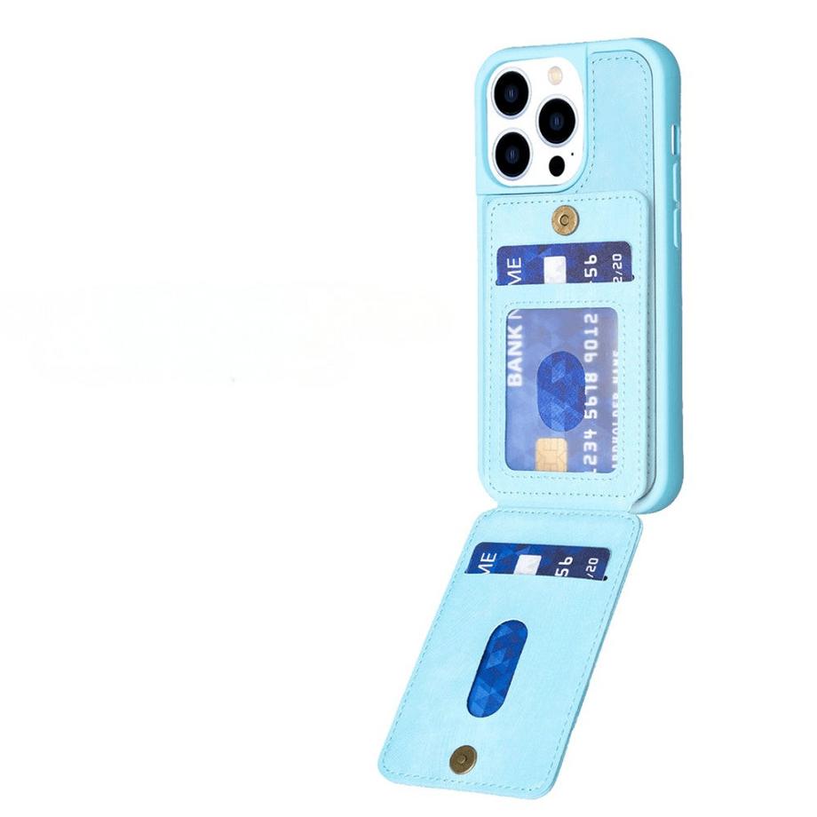 Cover-Discount  iPhone 15 Pro - Kickstand Case mit Kartenfächer 