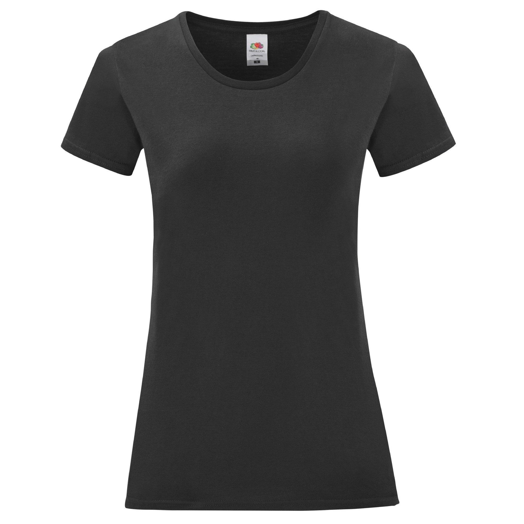 Image of Tshirt Iconic 150 Damen Schwarz XL