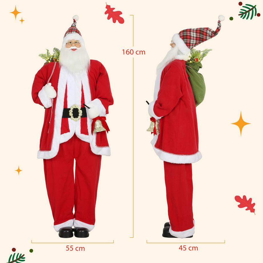 HOMCOM Weihnachtsmann  