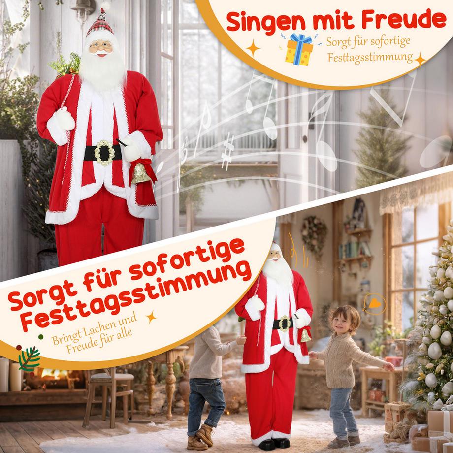 HOMCOM Weihnachtsmann  