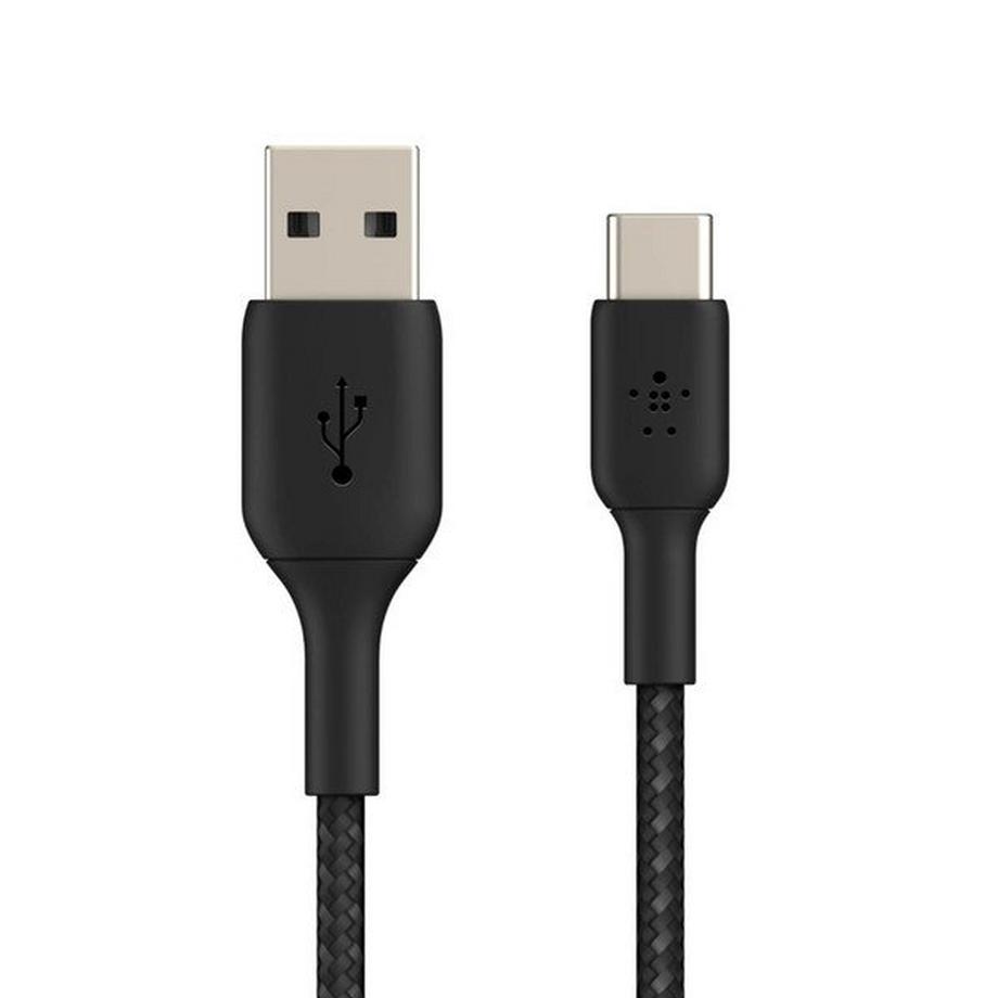 belkin  Câble USB-C Tressé en Nylon Belkin Noir 
