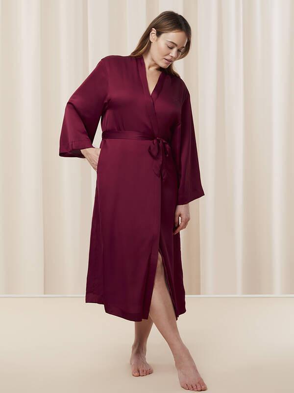 Triumph Robes Satin Kimono en satin 