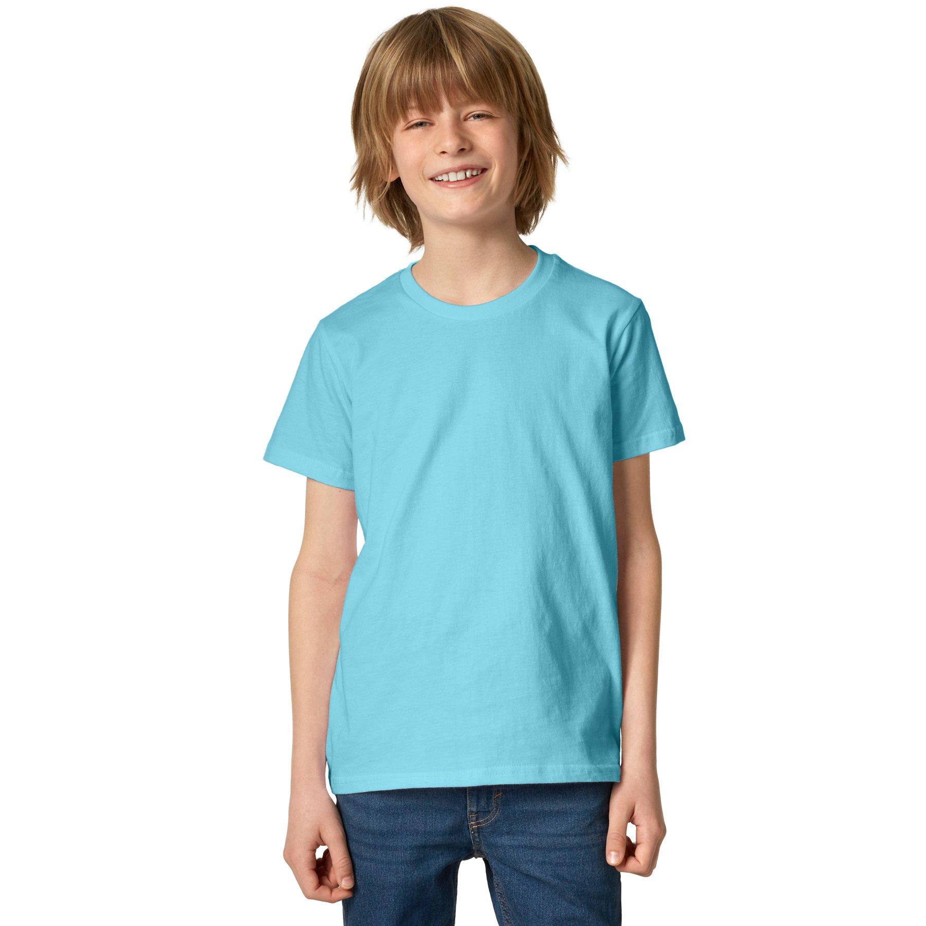 Image of T-shirt Kinder Jungen Hellblau 140