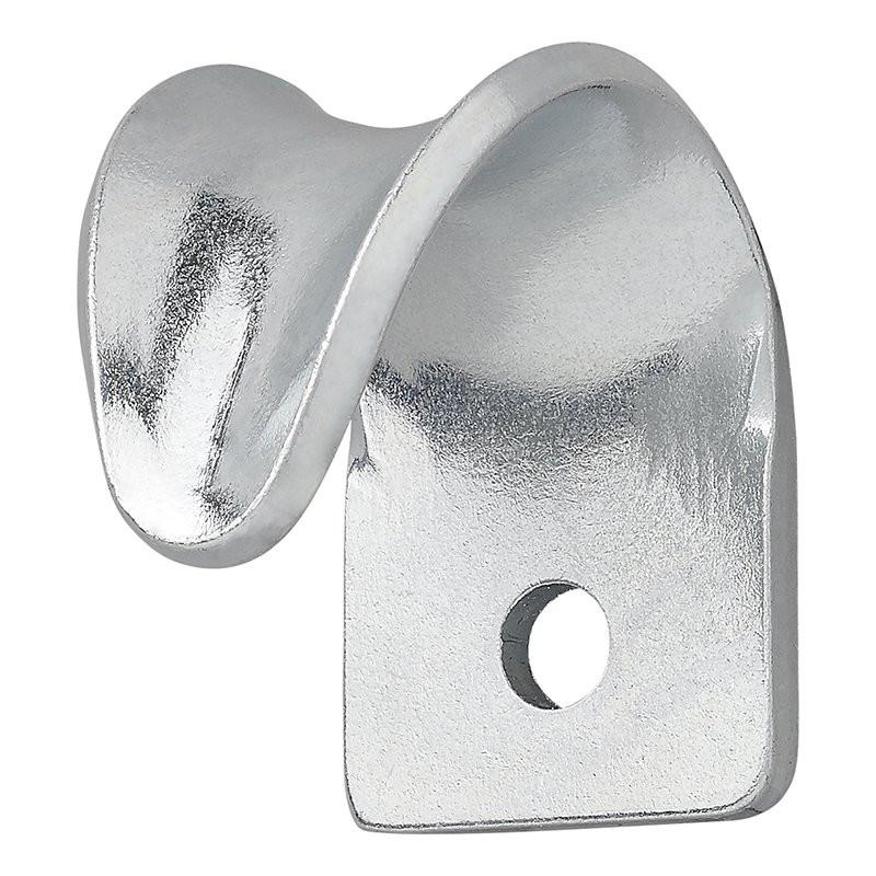 Pricenet Crochet à visser métal 37 x 25 x 3 mm  