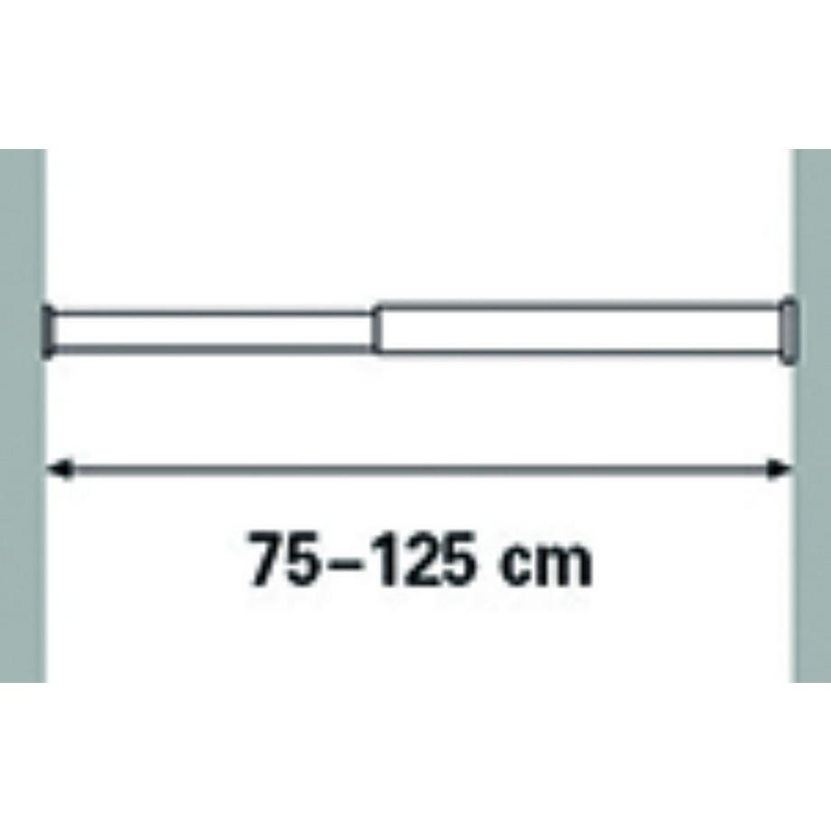 diaqua Duschvorhangschiene Special weiss  