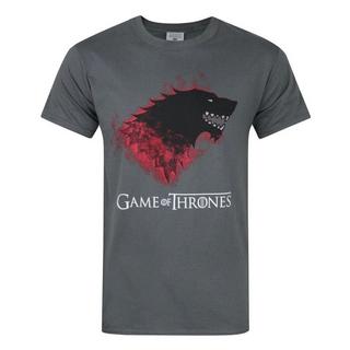 Game of Thrones  offizielles Stark Bloody Direwolf TShirt 
