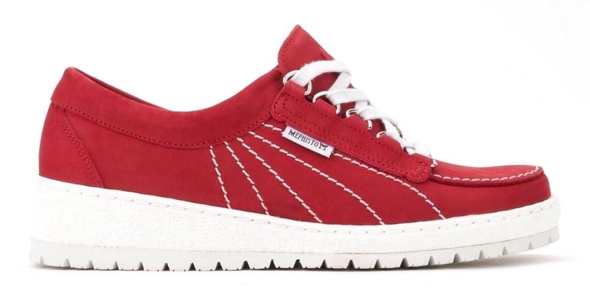 Image of Lady - Nubuk Sneaker Damen Rot 36