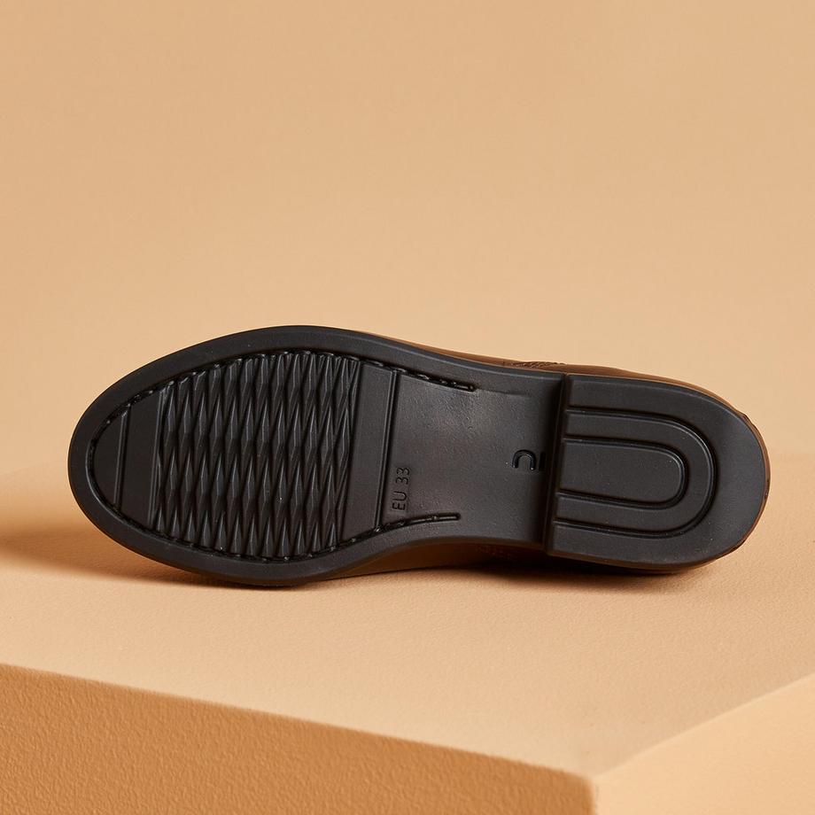 FOUGANZA  Stivaletti equitazione bambino cuoio 