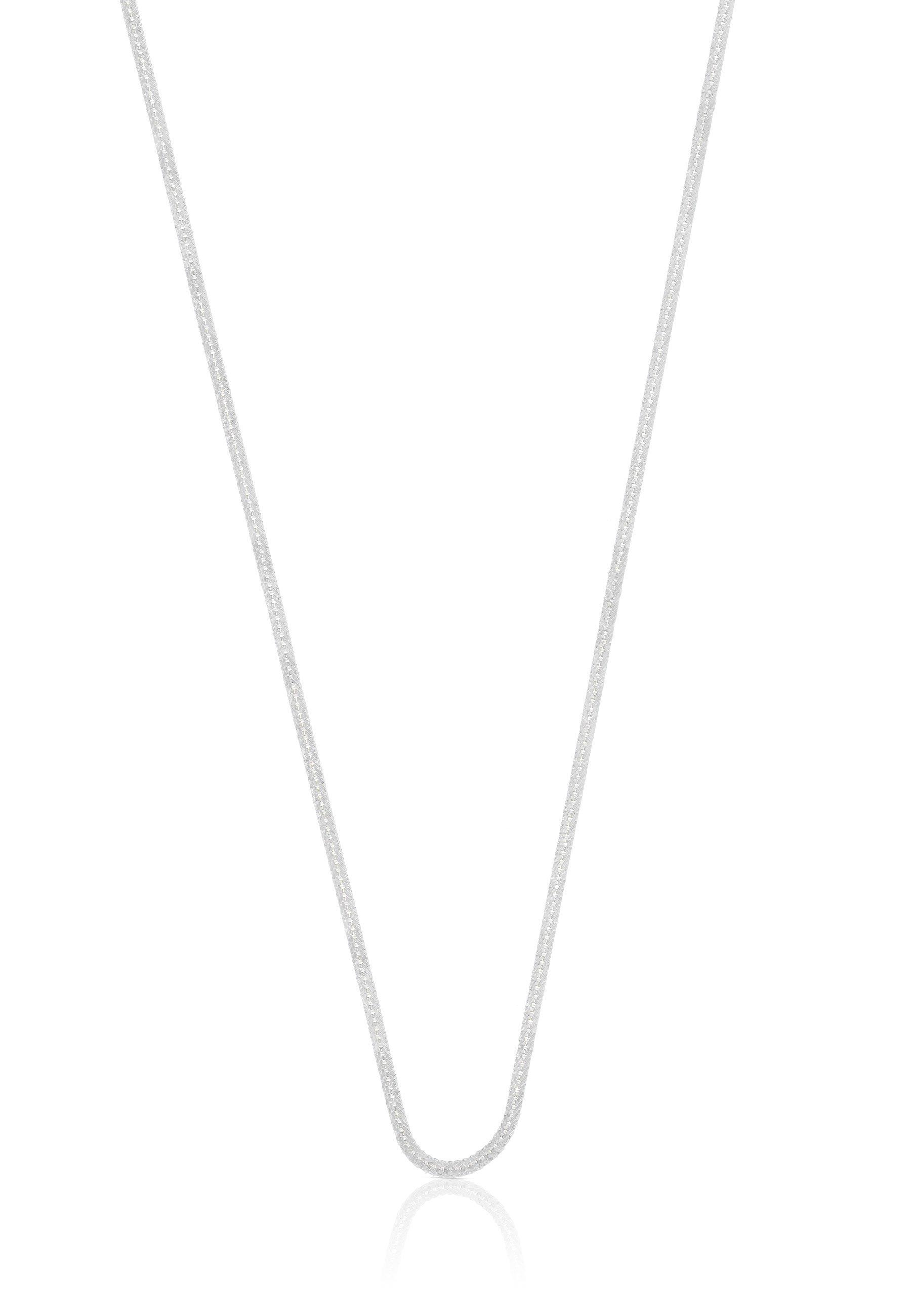 Image of Collier Fuchsschwanz Weissgold 750, 1.2mm, 50cm Damen Silber 50 CM