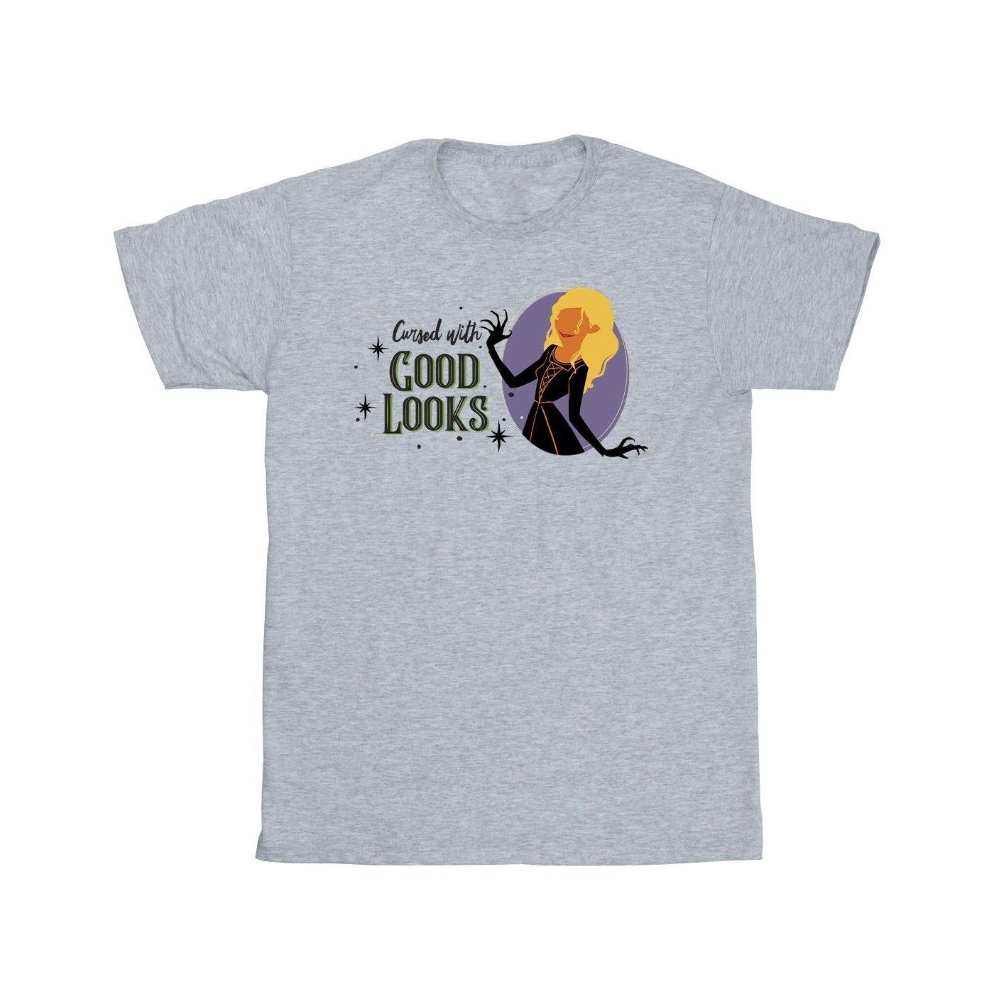 Image of Hocus Pocus Cursed Sarah Tshirt Unisex Grau 152-158
