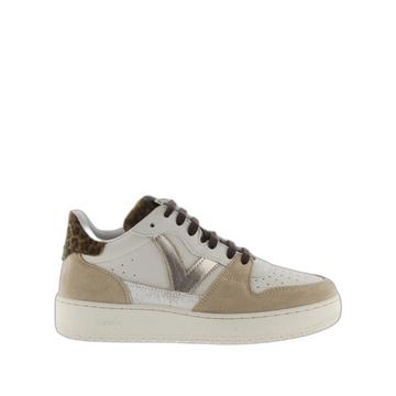 sneakers in suede con stampa animale madrid