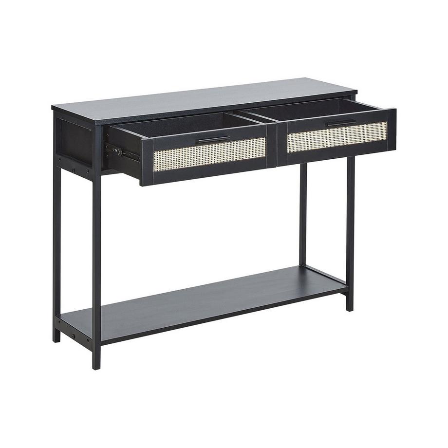 Beliani Konsolentisch aus MDF-Platte Rustikal OPOCO  