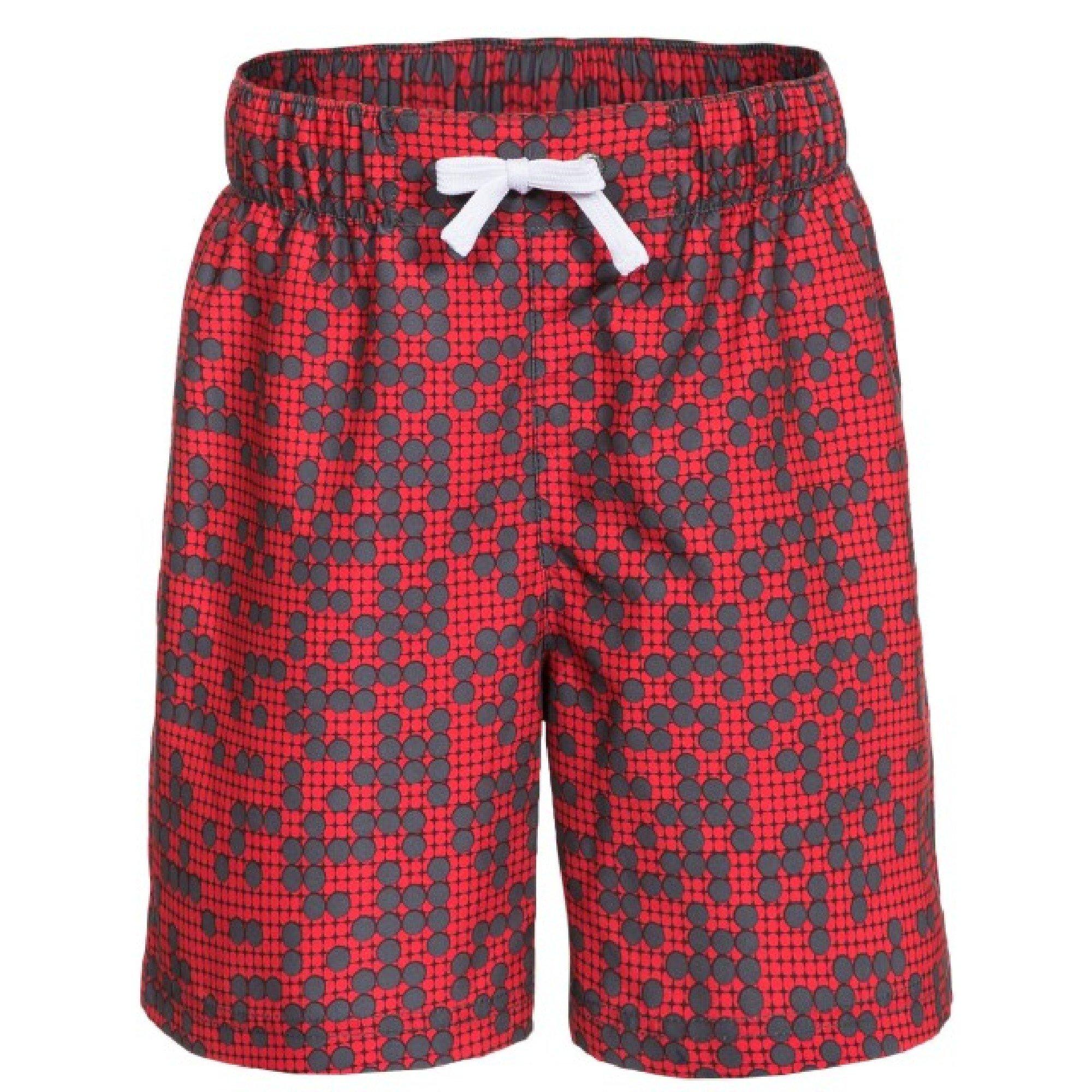 Image of Schwimmshorts Alley Herren Rot Bunt 3-4A