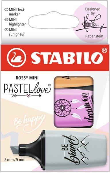 STABILO STABILO BOSS MINI Pastell 2.0 07/03-59 Etui 3 Stk.  