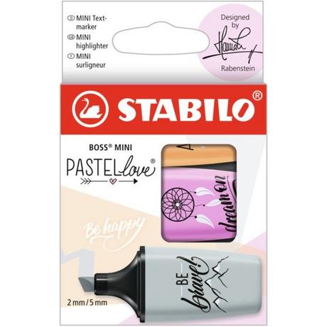 STABILO STABILO BOSS MINI Pastell 2.0 07/03-59 Etui 3 Stk.  