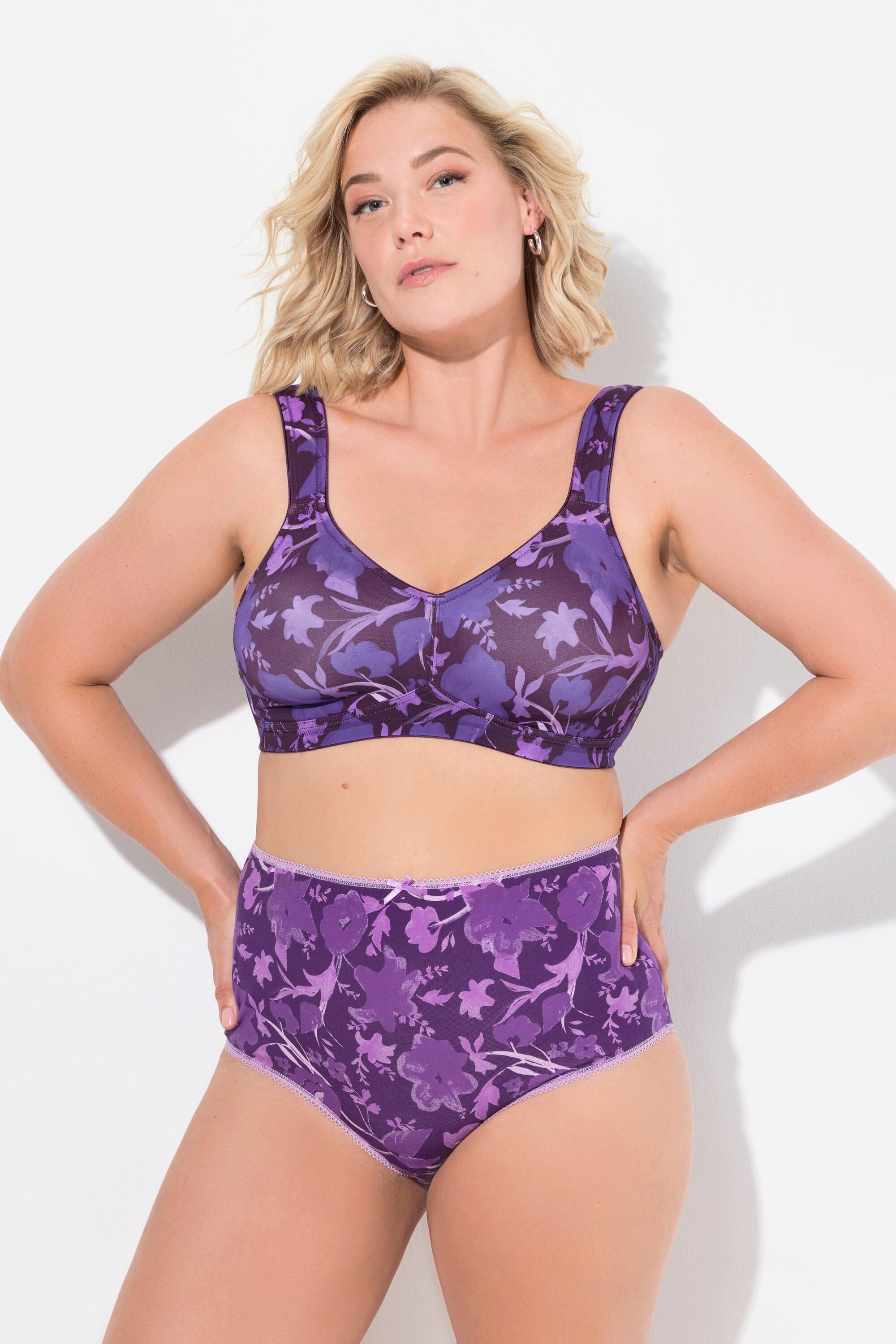 Ulla Popken Culottes Maxi Lot de 5 Motifs Couleurs Assorties  