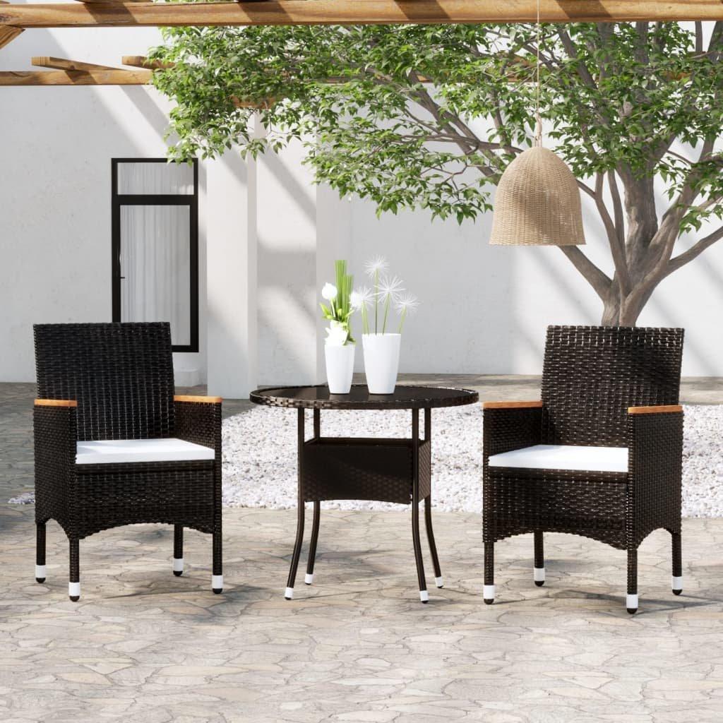 VidaXL Garten essgruppe poly-rattan  