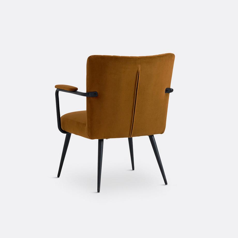 La Redoute Intérieurs Vintage-Samtsessel mit Armlehnen  