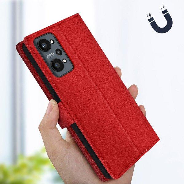 Avizar  Étui Folio Realme GT Neo 2 / 3T Rouge 