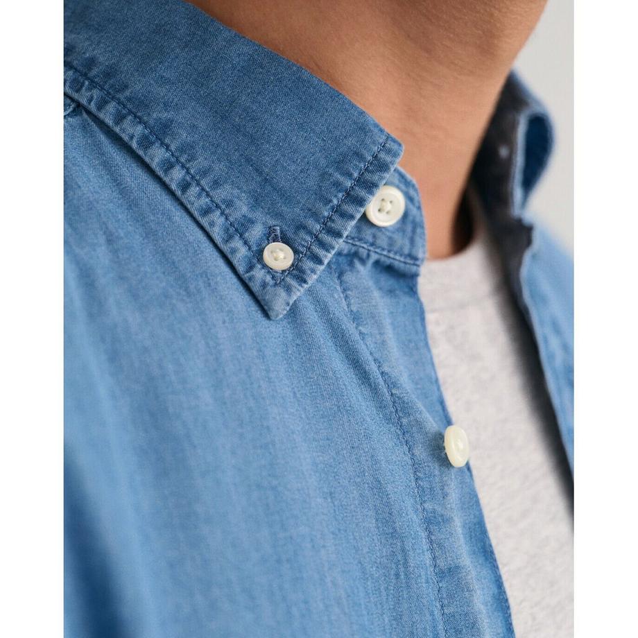 GANT Camicia Regular Fit Indigo  