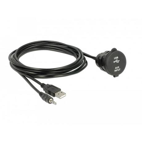 DeLock  85719 câble USB 2 m USB A Noir 