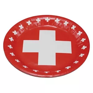 Kartonteller CH-Kreuz