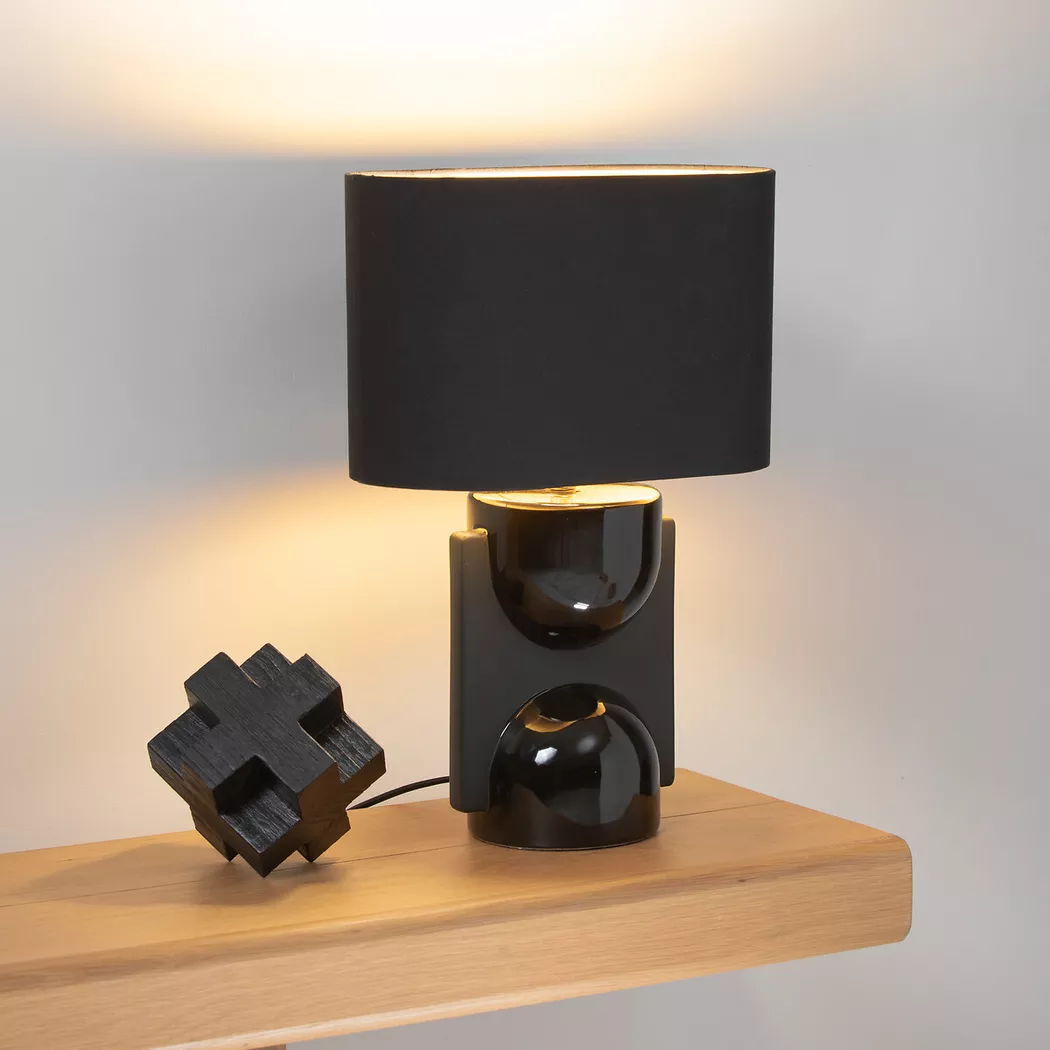 AM.PM – Tischlampe Hoanga, One Size, Schwarz