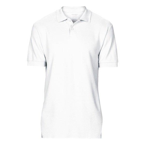 Image of Softsyle Kurzarm Doppel Pique Polo Shirt Herren Weiss 4XL