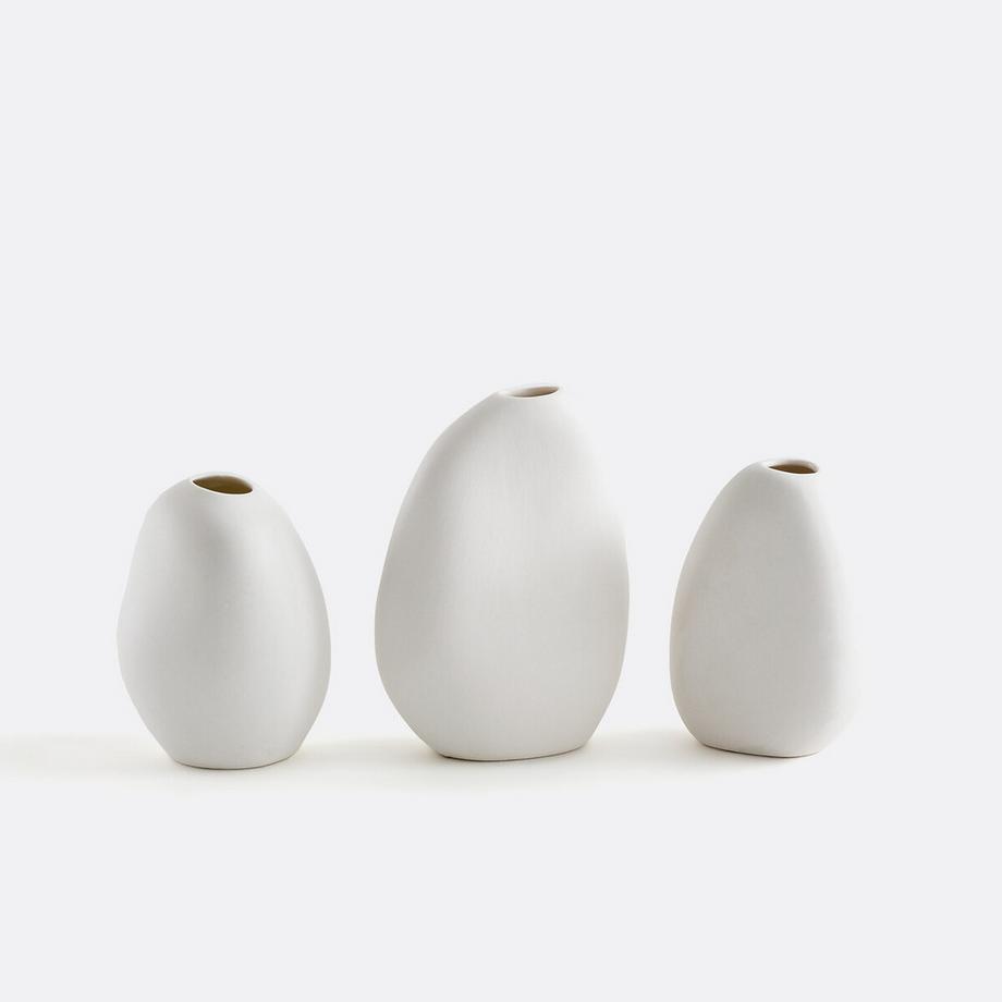 Lot de 3 vases en céramique H9