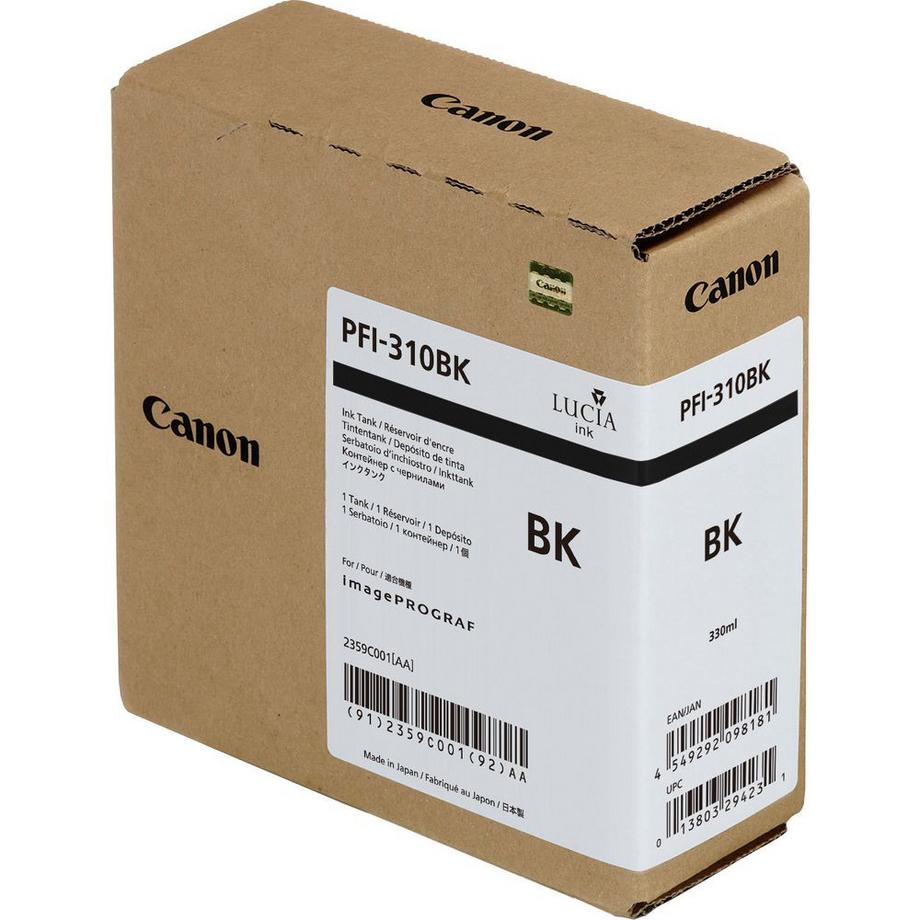 Canon  CANON Tintenpatrone schwarz PFI310BK iPF TX-2000/300O/4000 330ml 
