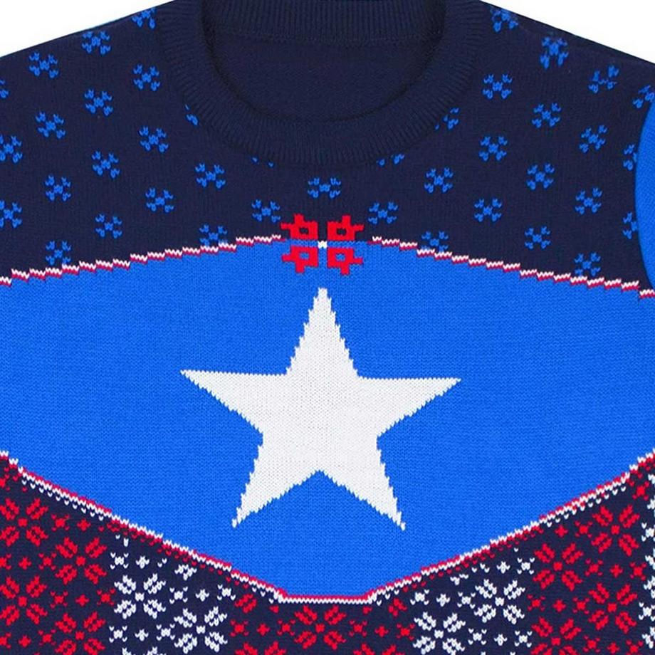 CAPTAIN AMERICA Weihnachtliches Design Sweatshirt  