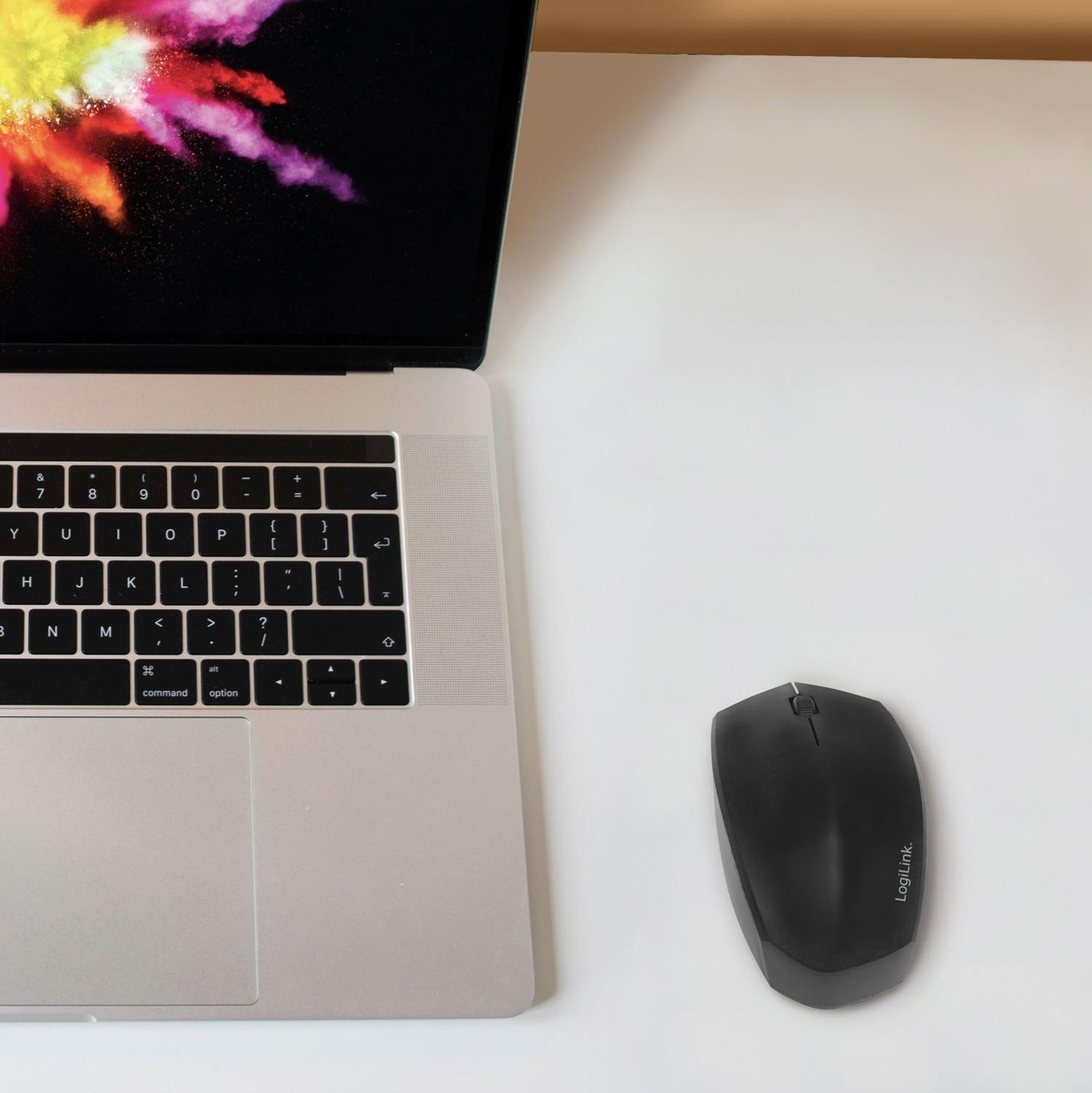 LogiLink  Drahtlose Maus Bluetooth + 2,4 GHz 