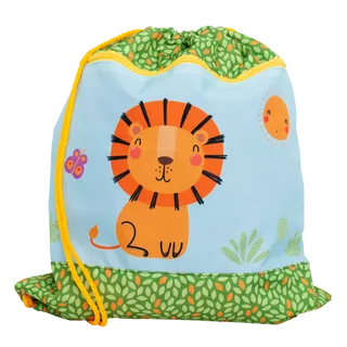 Funki Happy Lion sac à dos Sac à cordon Multicolore  