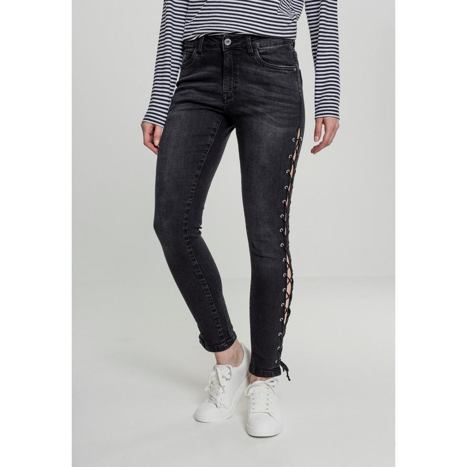 damenhosen urban classic lace up