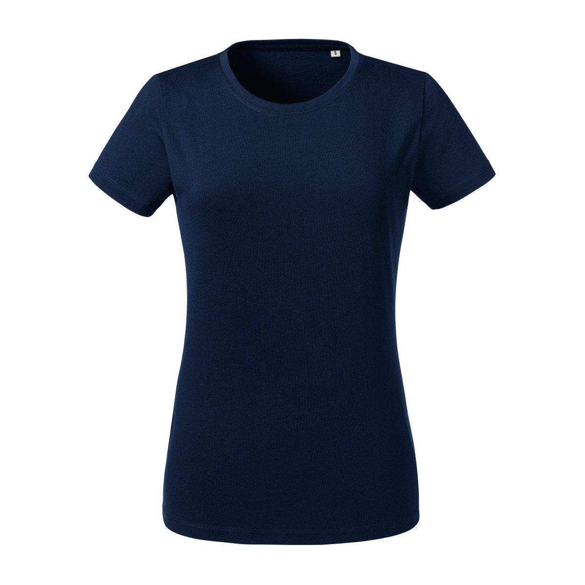 Image of Tshirt Mit Kurzen Ärmeln Damen Marine M