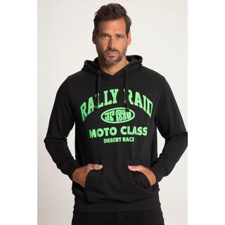 JP1880  Sweat-shirt à capuche, avec imprimé Rallye Raid 