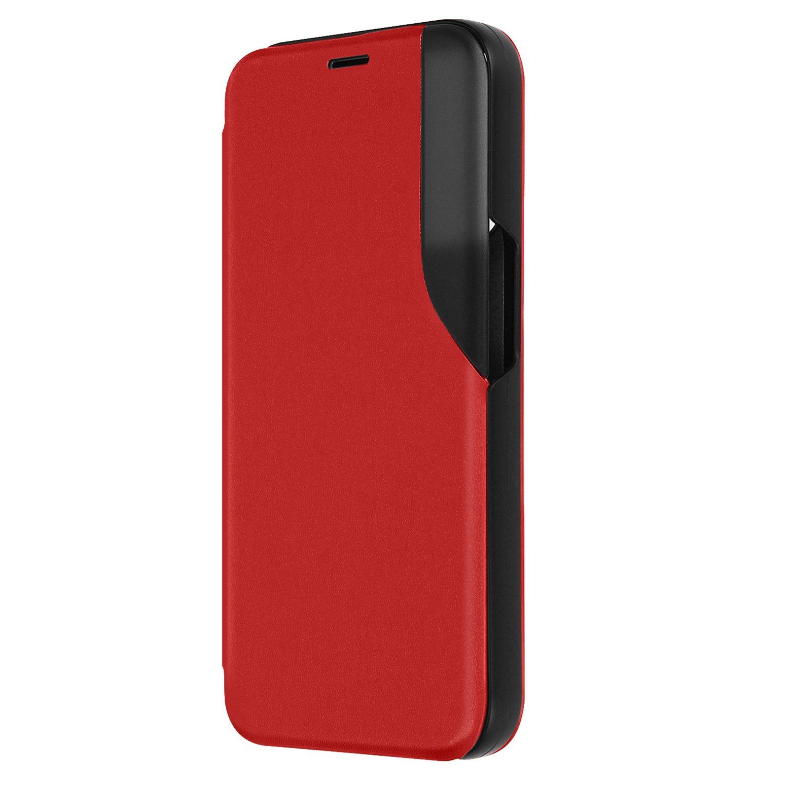 Image of Kunstlederetui iPhone 15 Plus Rot