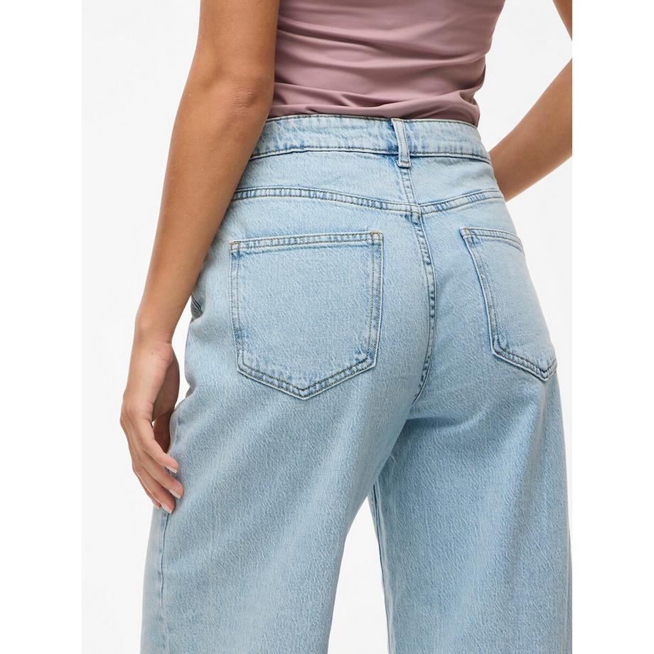 VILA Jeans a vita alta gamba larga  