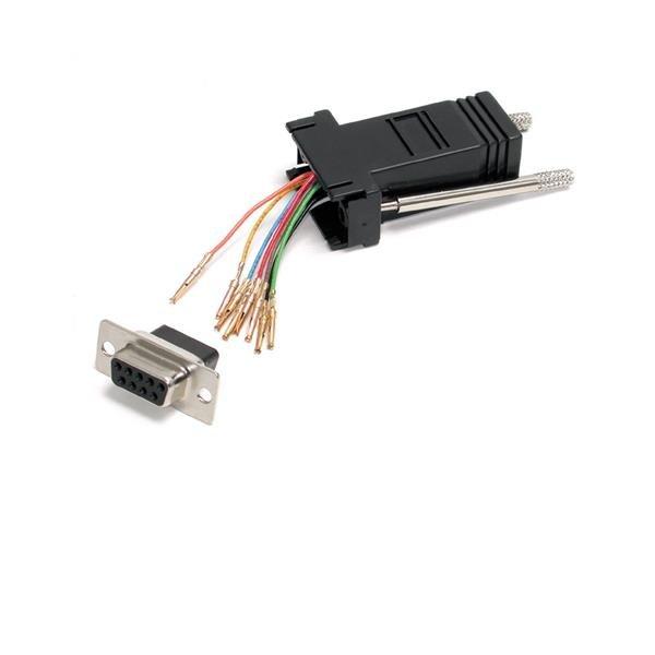 Image of Startech.com Db9 Auf Rj45 Modular Adapter - Bubu Unisex Schwarz