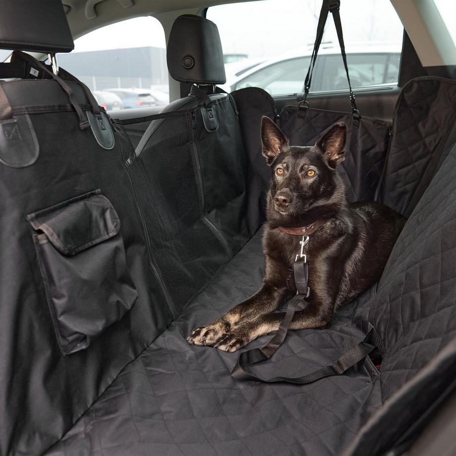 B2X  Couverture pour chien sur le siège arrière de la voiture 