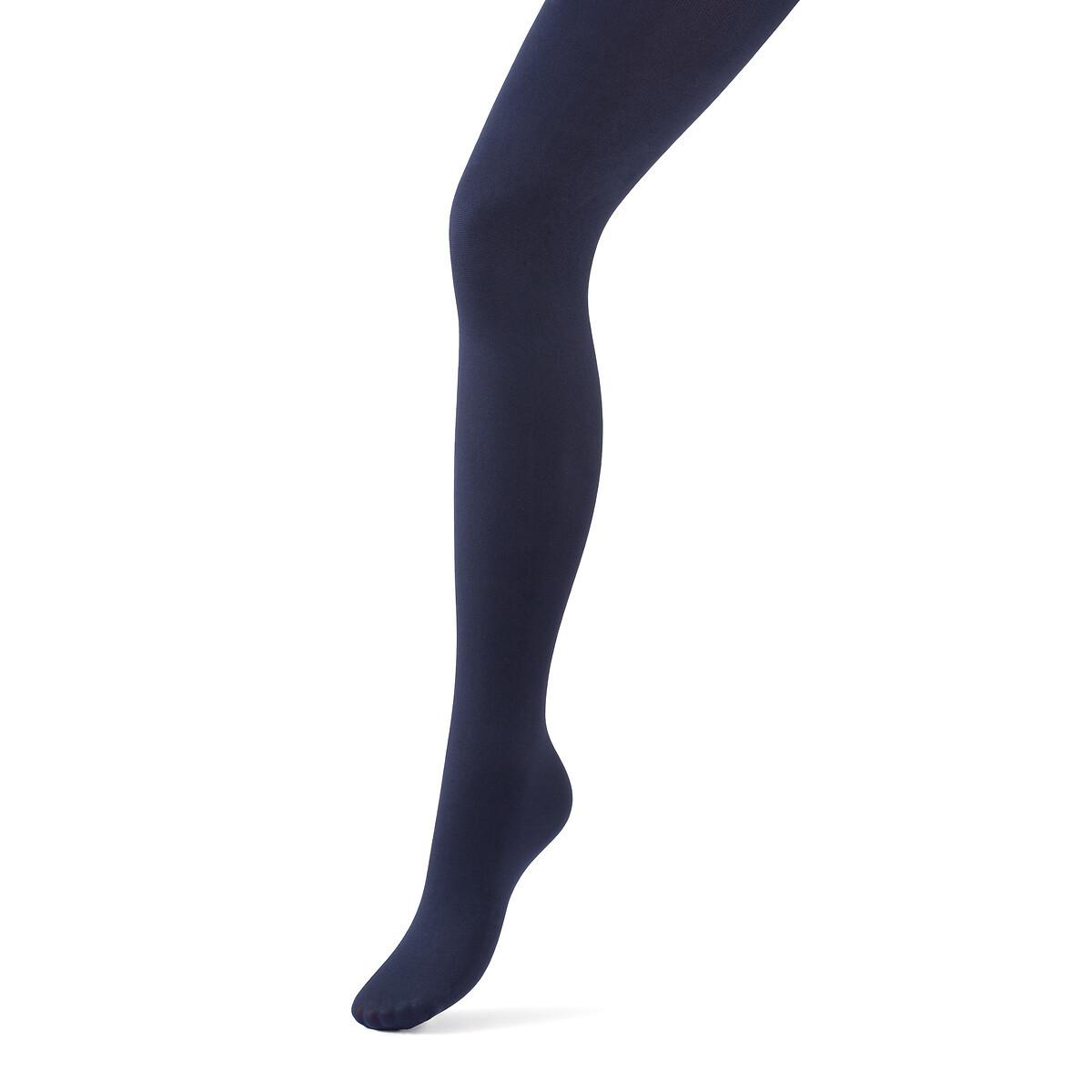 Image of Blickdichte Strumpfhose Damen Blau 46