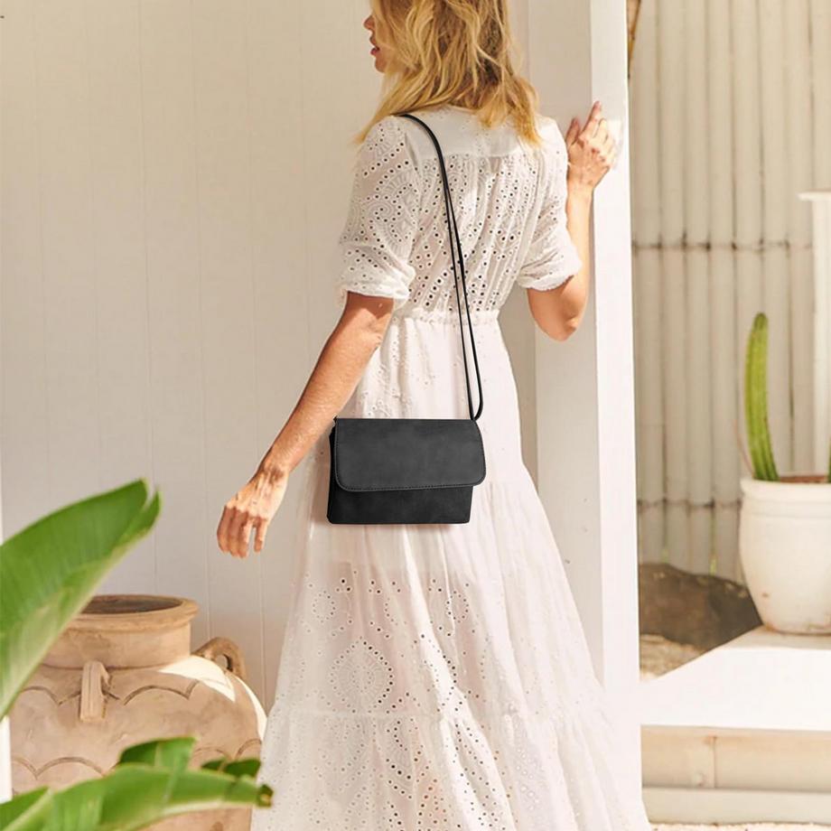 Only-bags.store Kleine Umhängetasche mit abnehmbarem Schultergurt  