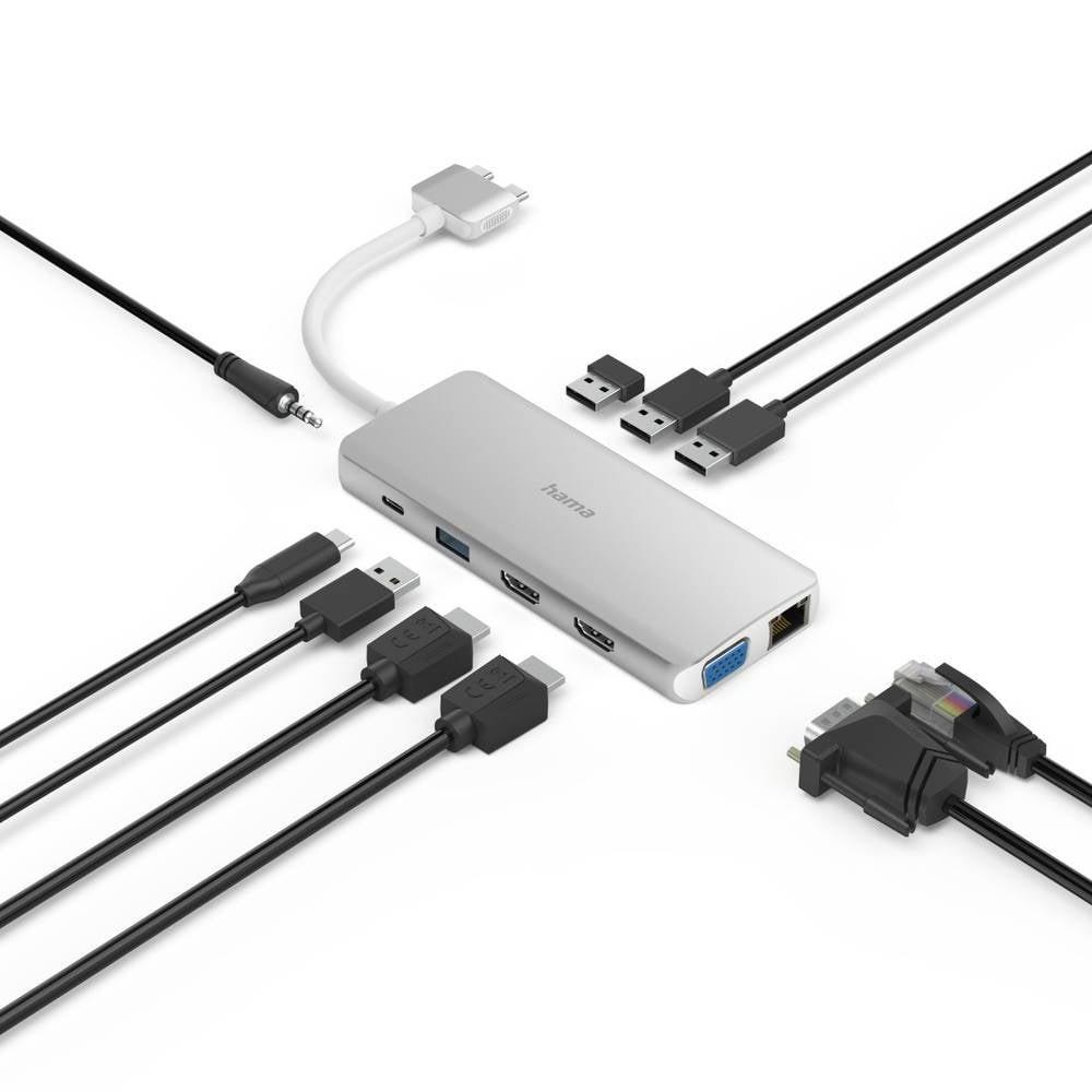 hama  Multiport USB-C pour Apple, 12 ports 