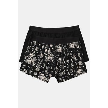 Slip a vita alta con FLEXNAMIC® in confezione doppia con stampa natalizia, fino alla tg. 7XL