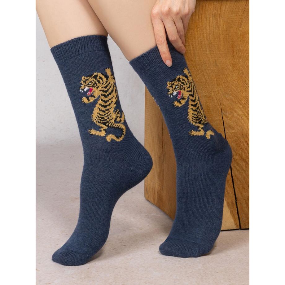 Tigre Chaussettes cachemire