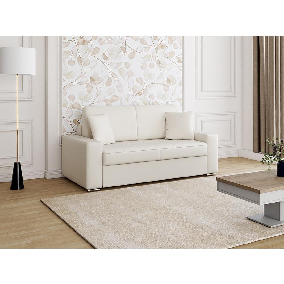 Vente-unique Schlafsofa 2Sitzer EMIR Liegefläche Matratzen  