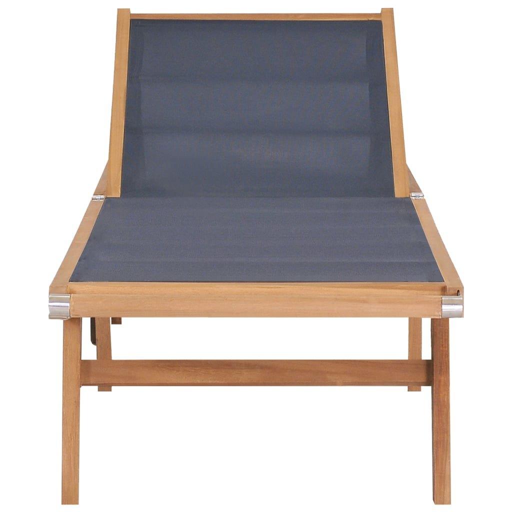 VidaXL Chaise longue bois  